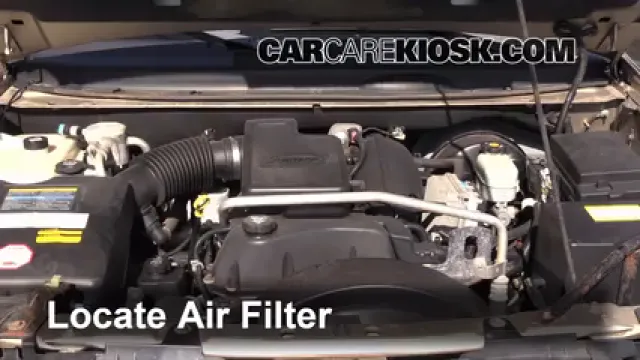 2004 Buick Rainier CXL Plus 4.2L 6 Cyl. Filtre à air (moteur) Changement